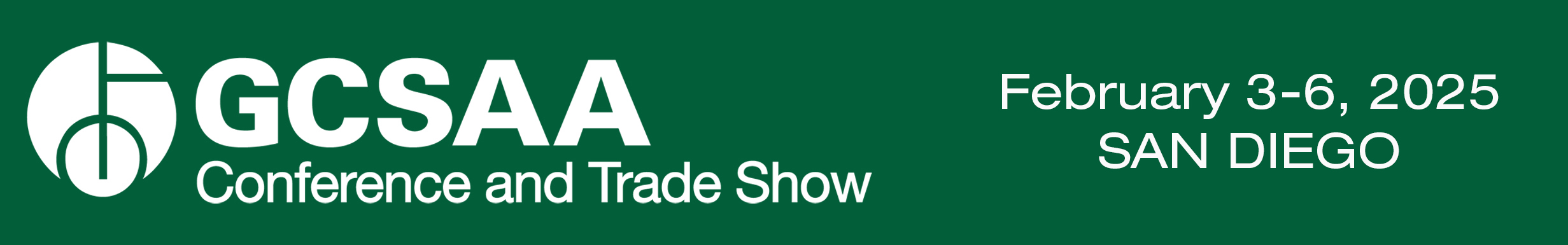 GCSAA Conference and Trade Show Logo